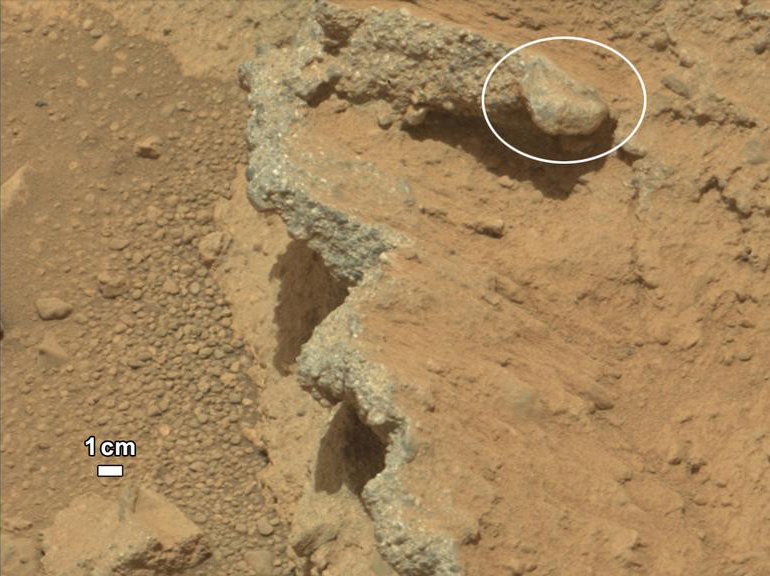Mars Rover Finds Ancient Streambed Where Water Once Flowed